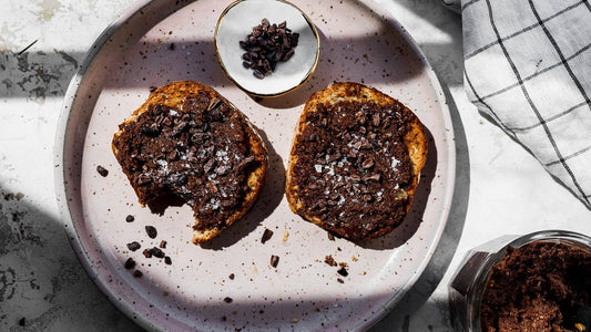 Vegan brownie batter protein butter on toast