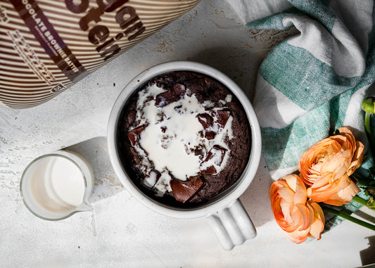 beam be amazing brownie batter mug cake