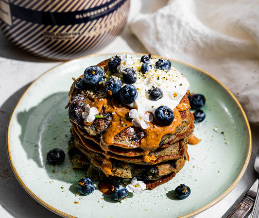 lemon blueberry pancakes