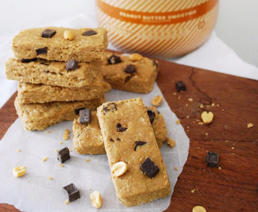 Vegan No-Bake Peanut Butter Protein Bars