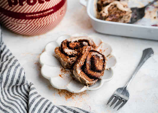 vegan protein cinnamon rolls