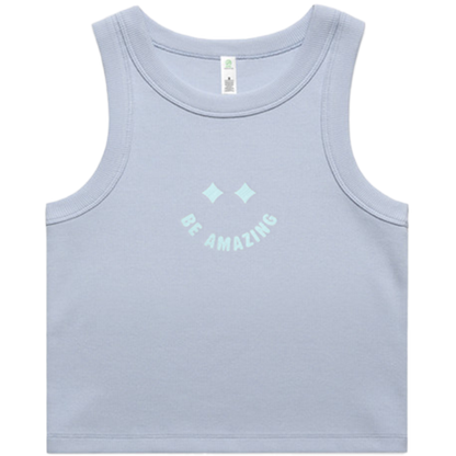 Smile Ribbed Crop Tank